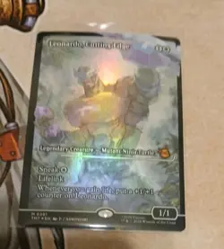 Leonardo, Cutting Edge Showcase FOIL Teenage Mutant Ninja Turtles MTG MINT🔥 - Image 1