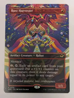 Rust Harvester (Borderless) Edge of Eternities - MTG RARE - Image 1