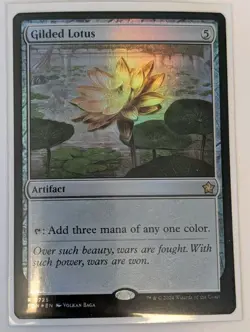 Gilded Lotus Foundations Foil - MTG RARE - Image 1