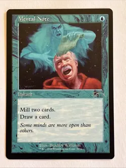 1x Mental Note - 2154, Retro Frame, Secret Lair Dandan, MTG NM - Image 1