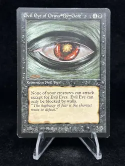 EVIL EYE OF ORMS-BY-GORE 1994 Magic The Gathering MTG TCG Uncommon - Image 1