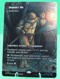 MTG - Donnie's Bo Shadowspear Foil M-0017 TMNT - Image 1