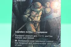 MTG - Donnie's Bo Shadowspear Foil M-0017 TMNT - Image 3