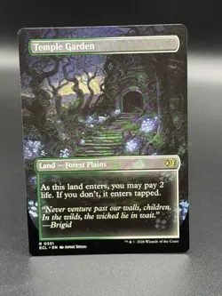 MTG: Lorwyn Eclipsed ~ Temple Garden (Borderless) Regular - Image 2