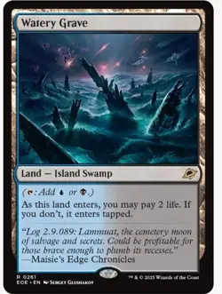 Watery Grave 261 Rare Edge of Eternities Magic: The Gathering NM - Image 1