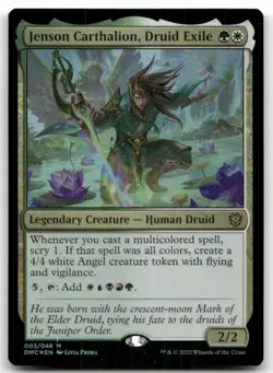 Jenson Carthalion, Druid Exile #3 (Foil) (NM) Dominaria United DMC Magic MTG - Image 1