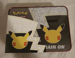 Pokemon TCG Celebration 25th Anniversary Collector’s Chest Lunch Box Tin Sealed - Image 2