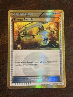 Pokemon Energy Switch 109/108 Roaring Skies Secret Rare Holo Trainer English - Image 1