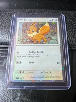 Pokemon TCG - Eevee SVP200 Scarlet & Violet Black Star Promo Card Holo - Image 1