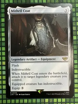 MTG Mithril Coat #0245 Rare Universes Beyond: The Lord of the Rings (LTR) - Image 2
