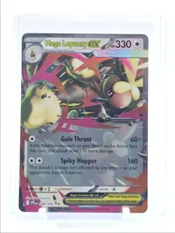 MEGA LOPUNNY EX 2025 POKEMON PHANTASMAL FLAMES DOUBLE RARE A 084/094 Q4561 - Image 1
