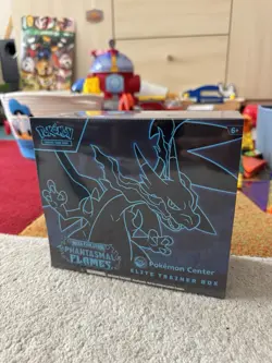 Pokemon TCG Phantasmal Flames Pokemon Center Exclusive ETB Factory Sealed New - Image 1
