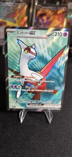 Pokemon Latias EX TCG Surging Sparks 220/191 Full Art Ultra Rare Holo - Image 1