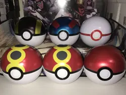 Set of 6 - Pokemon TCG Pokeball Tins Empty - Assorted Tins - NO PACKS - Image 1