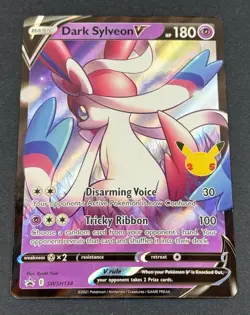 Dark Sylveon V SWSH134 Pokemon TCG 2021 Sword & Shield Black Star Promo English - Image 2