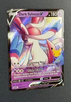 Dark Sylveon V SWSH134 Pokemon TCG 2021 Sword & Shield Black Star Promo English - Image 3