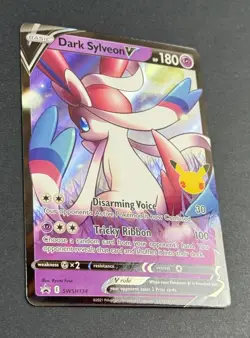 Dark Sylveon V SWSH134 Pokemon TCG 2021 Sword & Shield Black Star Promo English - Image 5