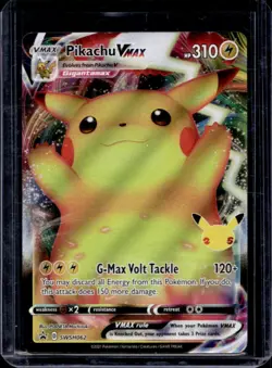 2019-2023 Pokemon SWSH Black Star Promos Pikachu VM Full Art #SWSH062 - Image 1