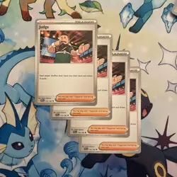 4x Judge 176/198 Scarlet & Violet Base Pokemon TCG - Trainer Playset - Image 1