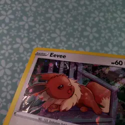 Pokemon Tcg Eevee SWSH175 Black Star Promo Fusion Strike 3 Pack Blister LP Swirl - Image 2