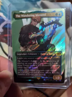 The Wandering Minstrel (Final Fantasy) ~Alternate Art / Surge Foil~ NM - Image 1
