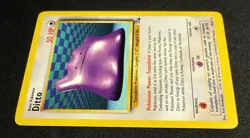 Ditto 18/62 Regular Rare Fossil Unlimited 1999 Vintage Pokemon TCG - Image 2
