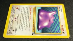 Ditto 18/62 Regular Rare Fossil Unlimited 1999 Vintage Pokemon TCG - Image 3