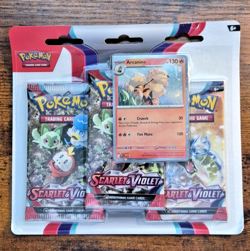 LOT of 2 Pokemon Scarlet & Violet Tech Sticker Booster Packs 6-PACKS 190159 - Image 3
