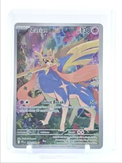 ZACIAN 2025 POKEMON PHANTASMAL FLAMES ILLUSTRATION RARE 100/094 Q4561 - Image 1