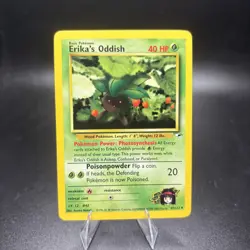 Pokemon Erika's Oddish Gym Heroes 47/132 2000 English Uncommon Basic NM -j - Image 1