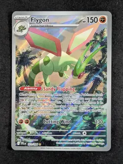2025 Pokemon FLYGON #101/094 Phantasmal Flames Illustration Rare English - Image 1