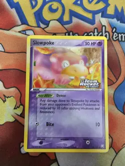 SLOWPOKE EX TEAM ROCKET RETURNS STAMP REVERSE HOLO 76/109 POKEMON TCG - Image 1