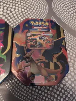 Mega Charizard X & Y Ex Tins Set of 2 Factory Sealed Pokemon TCG - Image 3