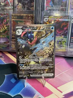 POKEMON GRENINJA EX SIR SCARLET AND VIOLET BLACK STAR PROMO #132 HOLO NM - Image 1