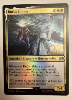 MTG Magic the Gathering Rufus Shinra (238/764) Final Fantasy LP FOIL - Image 1