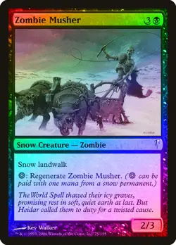 Zombie Musher FOIL Coldsnap NM Black Common MAGIC THE GATHERING CARD ABUGames - Image 1