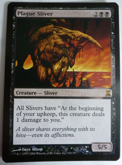 Magic The Gathering Plague Sliver Time Spiral #124 LP/NM inv1 - Image 1