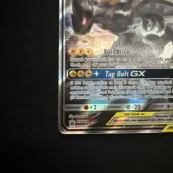 Pikachu & Zekrom GX SM168 Black Star Promo Tag Team Holo Rare Pokemon Card NM - Image 3