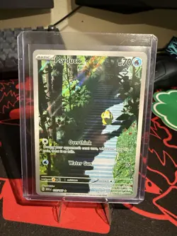 Pokemon TCG Scarlet & Violet Psyduck Holo Illustration Rare Card 175/165 - Image 3