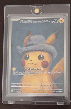Pokemon TCG Pikachu with Grey Felt Hat & Raichu SVP PAL Card Lot - 2 Cards - Image 1