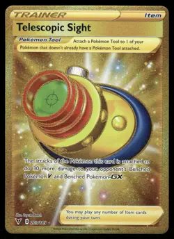 Pokemon Cards Telescopic Sight 203/185 Vivid Voltage Secret Rare NM *2 - Image 1