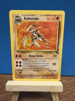 Pokemon TCG Kabutops 24/62 Fossil Rare Non-Holo WOTC Vintage Card - Image 1