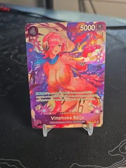 Vinsmoke Reiju OP06-069 SR Alt Art Wings of the Captain One Piece Card Near Mint - Image 1