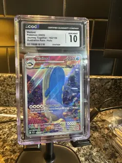 Pokemon Card Wailord 162/159 Illustration Rare Journey Together JTG En CGC 10 - Image 1