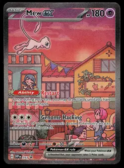 Pokemon Card Scarlet & Violet Promo Mew ex 053 Holo - Image 1