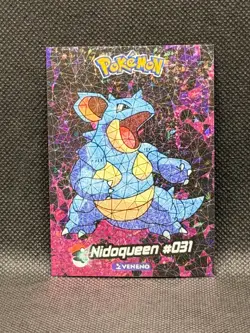 Nidoqueen Pokemon Crystal Stained Glass Peru Shards Foil Rare Card #031 Mid-Tier - Image 1