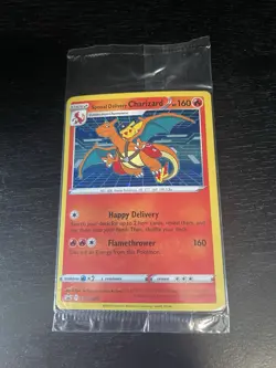 Sealed Special Delivery Charizard SWSH075 Holo Promo Card Sword & Shield - Image 4