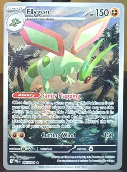 Pokemon TCG Flygon 101/094 Me02: Phantasmal Flames Illustration Rare Holo Card - Image 1