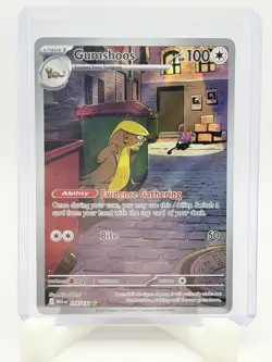 Gumshoos 153/132 Mega Evolution MEG Holo NM Trump Card Pokemon - Image 1