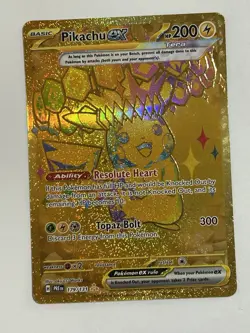 Pokemon TCG Pikachu EX Hyper Rare Card 179/131 Prismatic Evolutions Read - Image 1